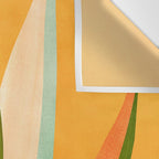 Summer Cactus Botanical Painting Wall Tapestry Gallery Image 3