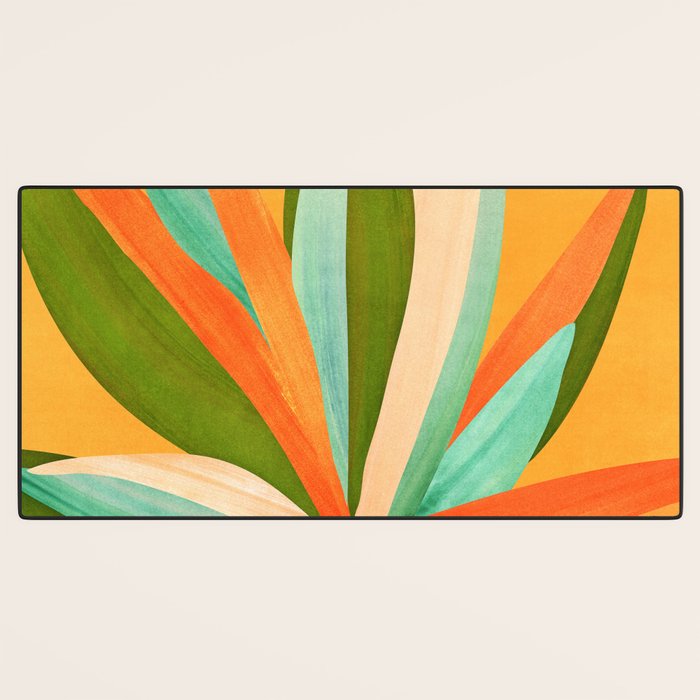 Summer Cactus Botanical Painting Desk Mat Gallery Image 3