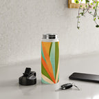 Summer Cactus Botanical Painting Water Bottle Gallery Image 4