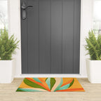 Summer Cactus Botanical Painting Welcome Mat Gallery Image 3