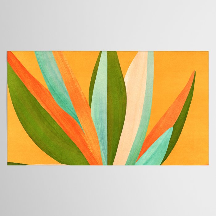 Summer Cactus Botanical Painting Tablecloth Gallery Image 2