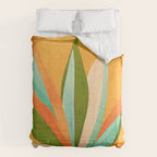 Summer Cactus Botanical Painting Comforter Gallery Image 6
