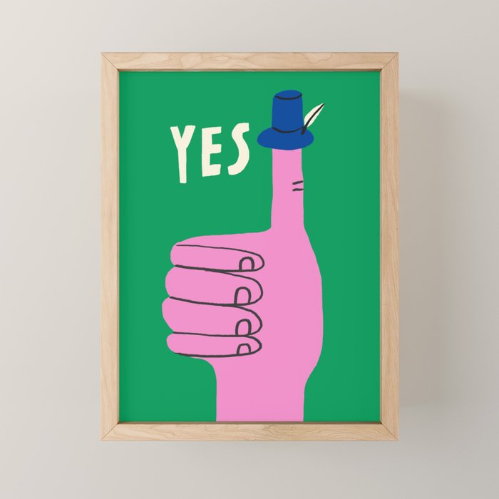 Affirmative Mini Art Print Gallery Image 1