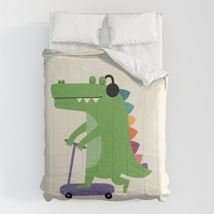 Croco Scooter Comforter Gallery Image 1