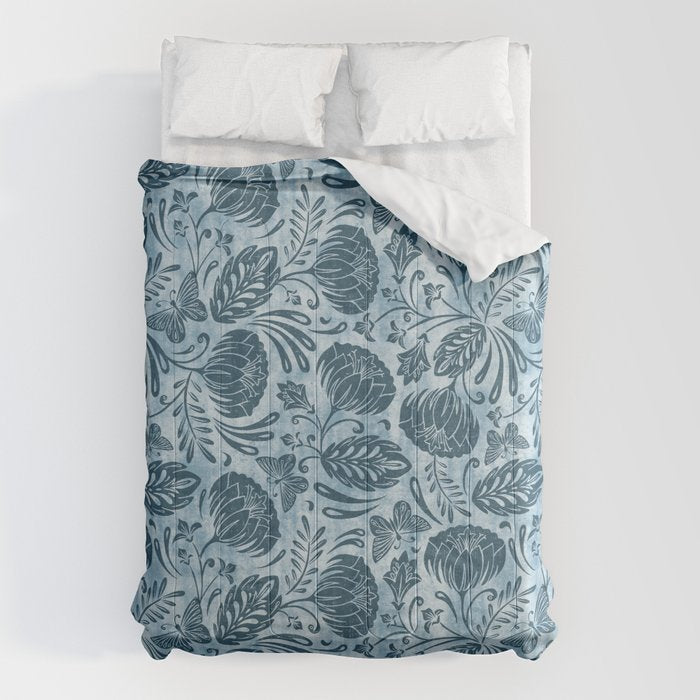 Arabella - Washed Indigo Comforter Gallery Image 1