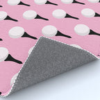 Golf Ball & Tee Pattern (Pink) Rug Gallery Image 4