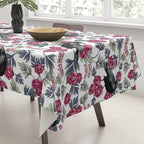 Crows, Bleeding Hearts & Roses Floral/Botanical Pattern Tablecloth Gallery Image 3