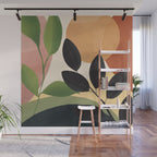 Abstract Sun Rays on the Branches 04 Wall Mural Gallery Image 1