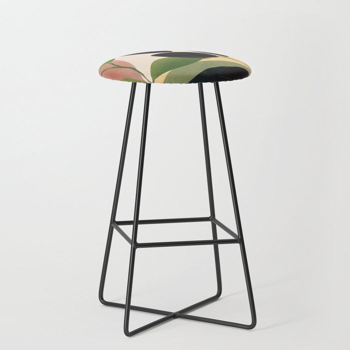 Abstract Sun Rays on the Branches 04 Stool Gallery Image 1