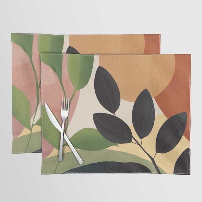 Abstract Sun Rays on the Branches 04 Placemat Gallery Image 1