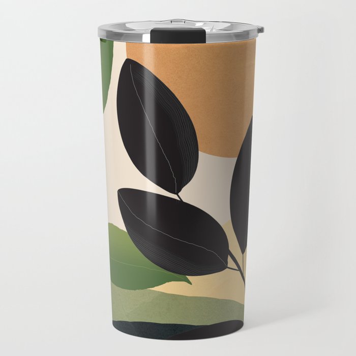 Abstract Sun Rays on the Branches 04 Travel Mug Gallery Image 1