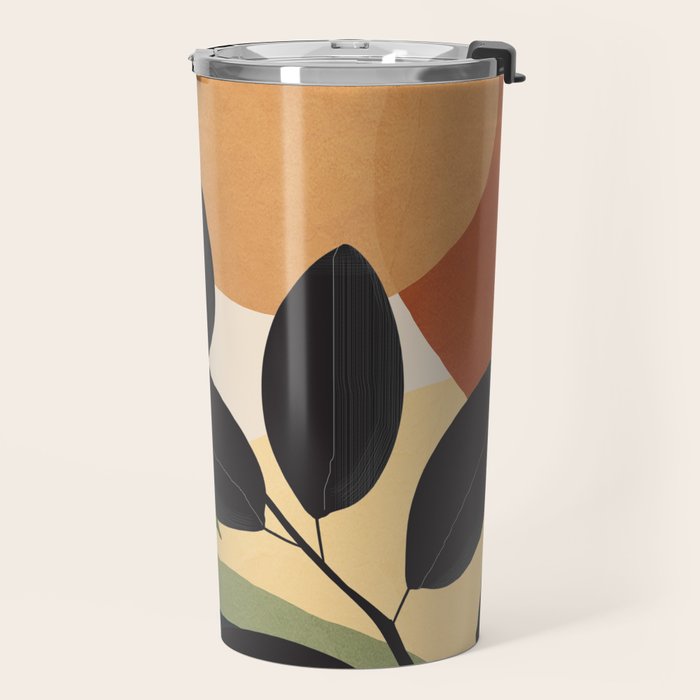 Abstract Sun Rays on the Branches 04 Travel Mug Gallery Image 2
