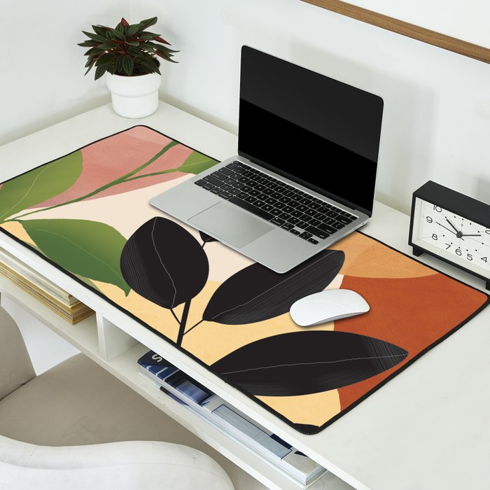 Abstract Sun Rays on the Branches 04 Desk Mat Gallery Image 2