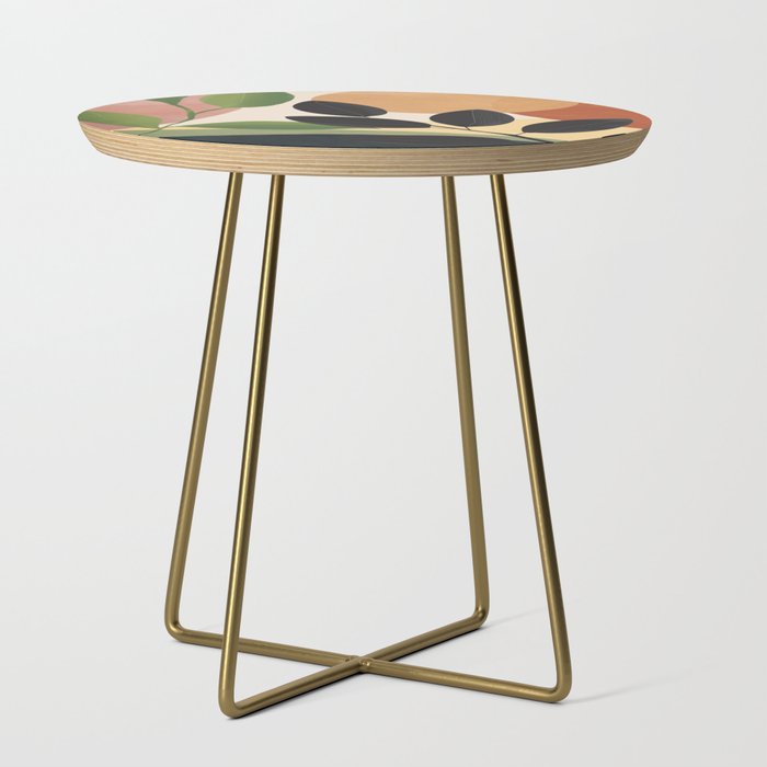 Abstract Sun Rays on the Branches 04 Side Table Gallery Image 1