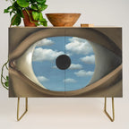 The False Mirror by René Magritte Credenza Gallery Image 1