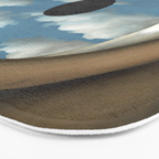 The False Mirror by René Magritte Bath Mat Gallery Image 3