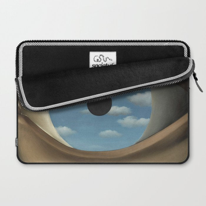 The False Mirror by René Magritte Laptop Sleeve Gallery Image 2