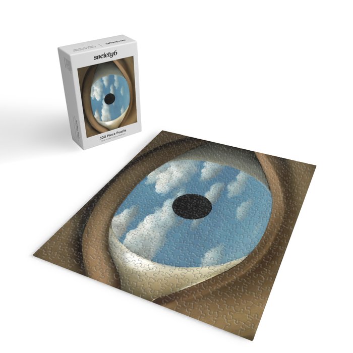 The False Mirror by René Magritte Jigsaw Puzzle Gallery Image 2