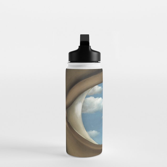 The False Mirror by René Magritte Water Bottle Gallery Image 3