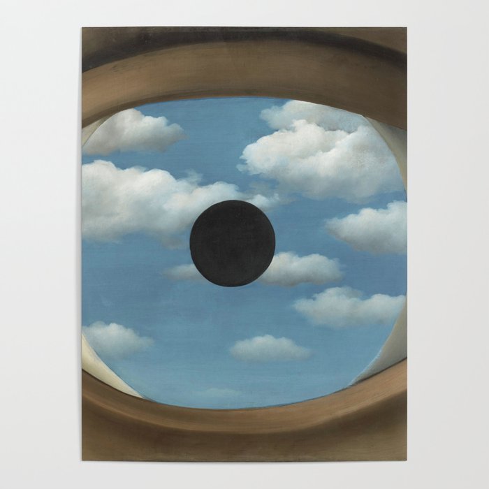 The False Mirror by René Magritte Poster Gallery Image 1