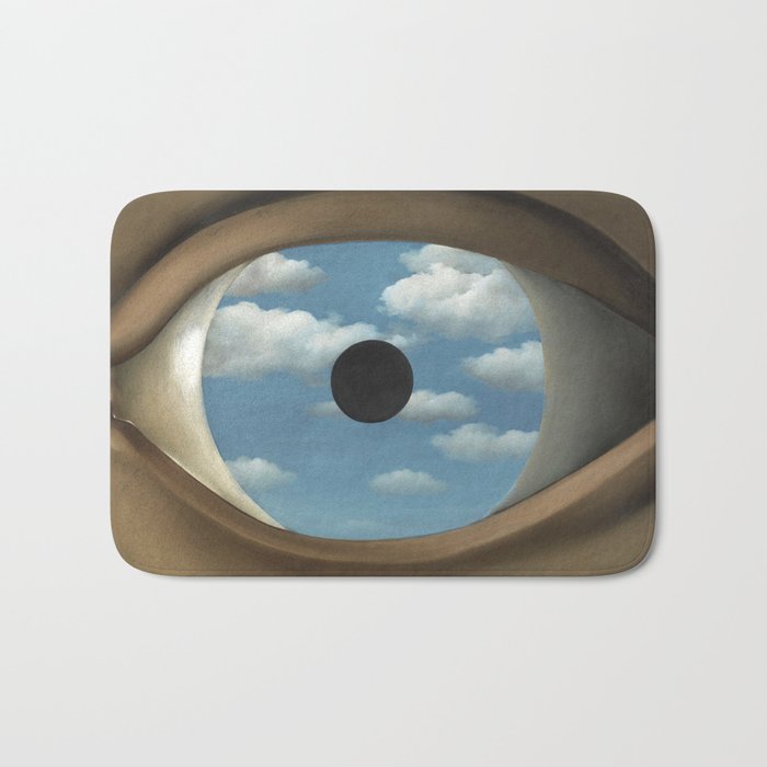 The False Mirror by René Magritte Bath Mat Gallery Image 1