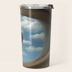 The False Mirror by René Magritte Travel Mug Gallery Image 2