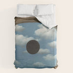The False Mirror by René Magritte Duvet Cover Gallery Image 6