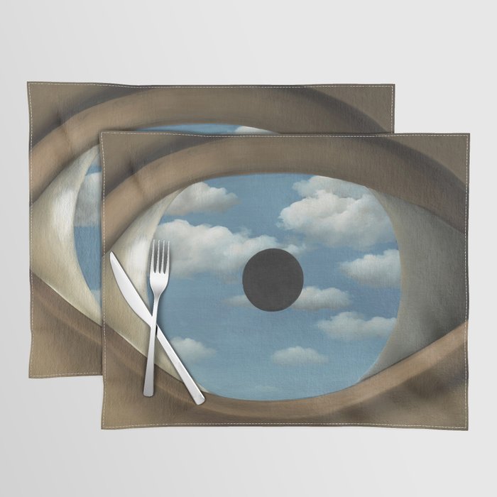 The False Mirror by René Magritte Placemat Gallery Image 1