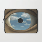 The False Mirror by René Magritte Laptop Sleeve Gallery Image 1