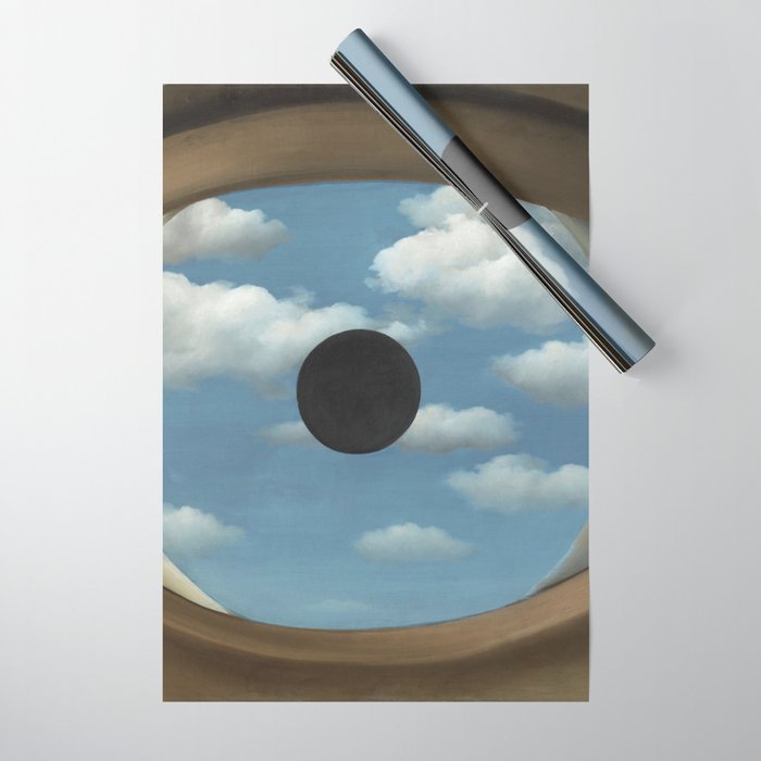 The False Mirror by René Magritte Wrapping Paper Gallery Image 1