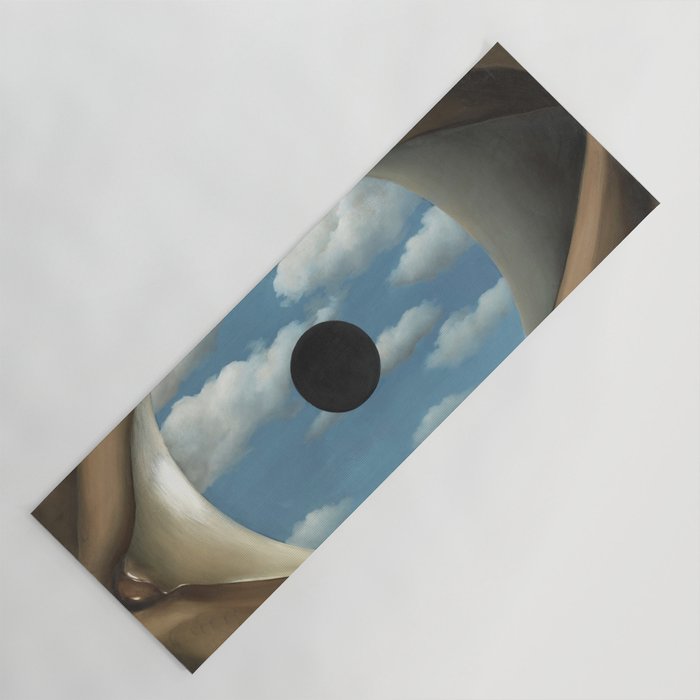 The False Mirror by René Magritte Yoga Mat Gallery Image 1