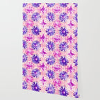 Tie Dye - peachy purple  Wallpaper Gallery Image 2