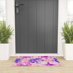 Tie Dye - peachy purple  Welcome Mat Gallery Image 3