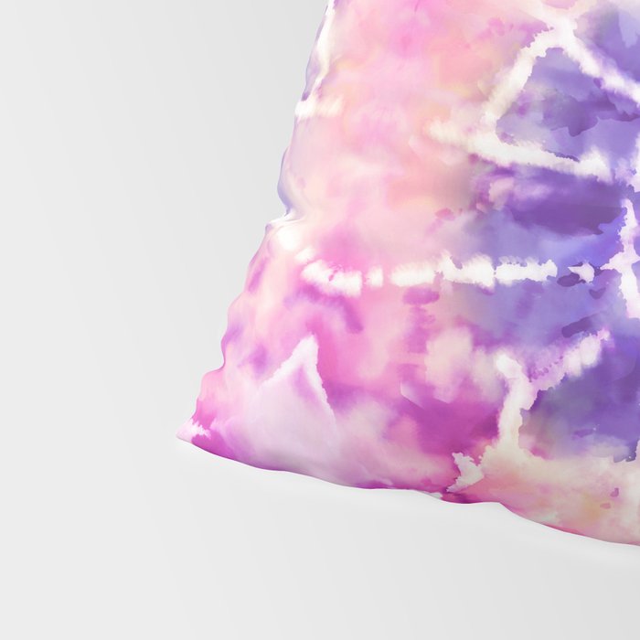 Tie Dye - peachy purple  Pillow Sham Gallery Image 4