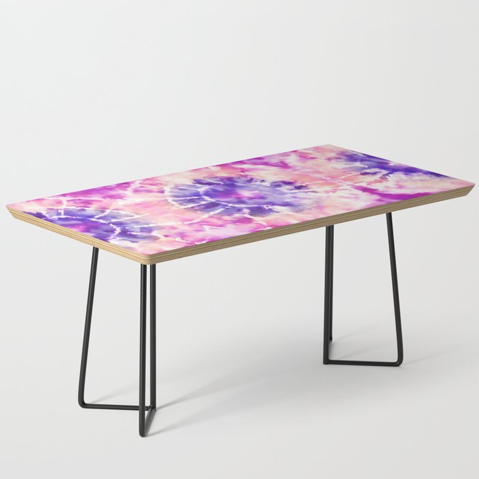 Tie Dye - peachy purple  Coffee Table Gallery Image 1