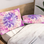 Tie Dye - peachy purple  Pillow Sham Gallery Image 2