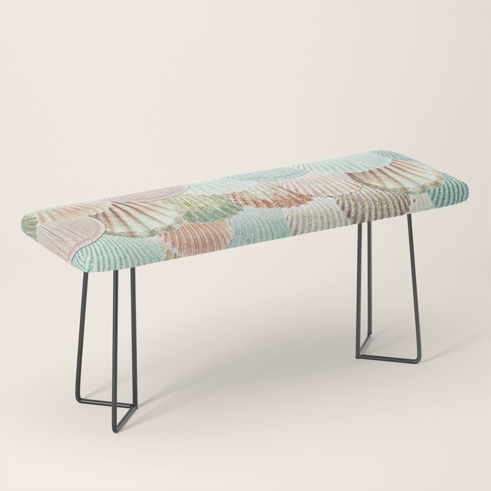 MERMAID SHELLS - MINT & ROSEGOLD Bench Gallery Image 1