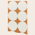 Circular Minimalism - Retro Orange Wallpaper Gallery Image 2