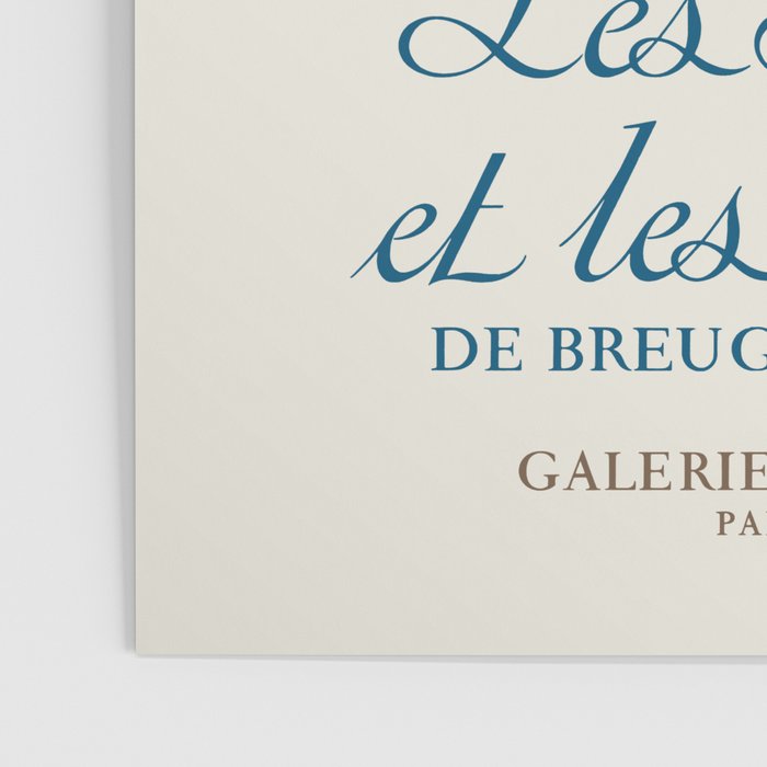 Floral Still Life French Art Gallery Exhibition Poster, 1965 Poster Gallery Image 3