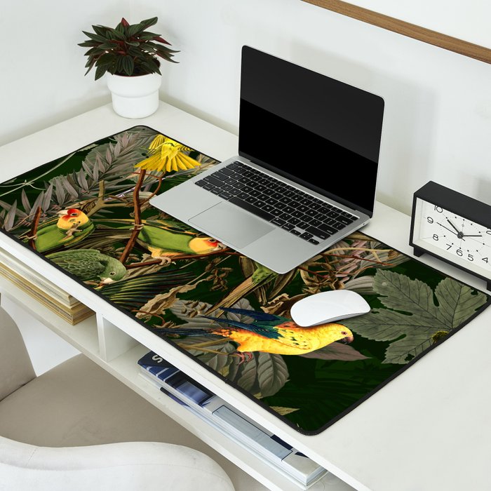 Floral and Birds XXXVI Desk Mat Gallery Image 2