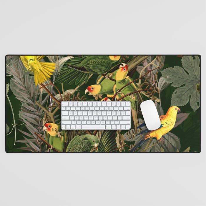 Floral and Birds XXXVI Desk Mat Gallery Image 1