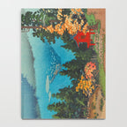 Tsuchiya Koitsu Vintage Japanese Woodblock Print Fall Autumn Mount Fuji Notebook Gallery Image 4