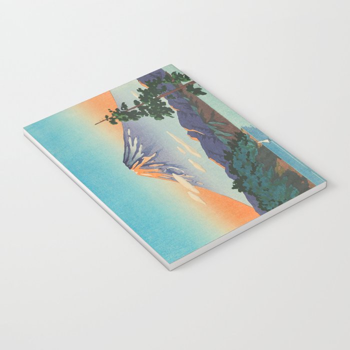 Tsuchiya Koitsu Vintage Japanese Woodblock Print Fall Autumn Mount Fuji Notebook Gallery Image 3