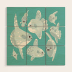 Mola mola Wood Wall Art Gallery Image 1