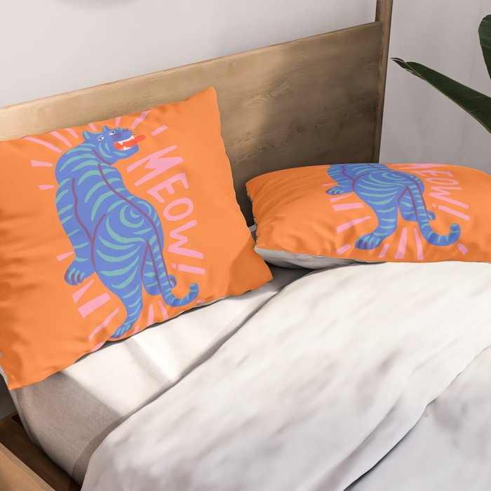 Meow Pillow Sham Gallery Image 2