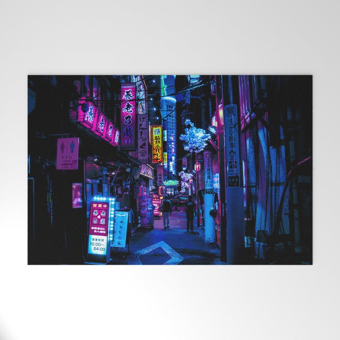 Tokyo's Moody Blue Vibes Welcome Mat Gallery Image 1