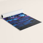 Tokyo's Moody Blue Vibes Yoga Mat Gallery Image 2