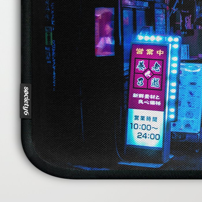 Tokyo's Moody Blue Vibes Laptop Sleeve Gallery Image 3
