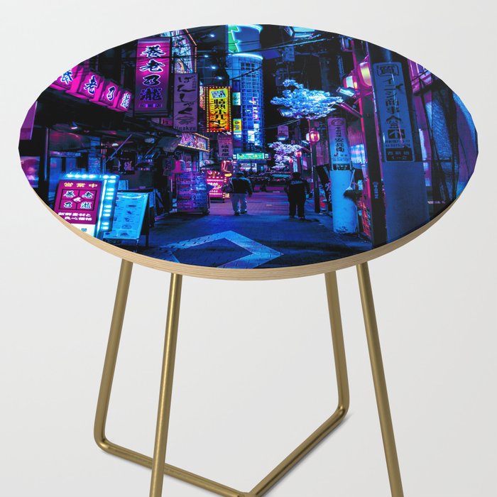 Tokyo's Moody Blue Vibes Side Table Gallery Image 2
