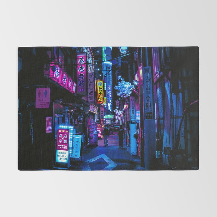 Tokyo's Moody Blue Vibes Rug Gallery Image 2